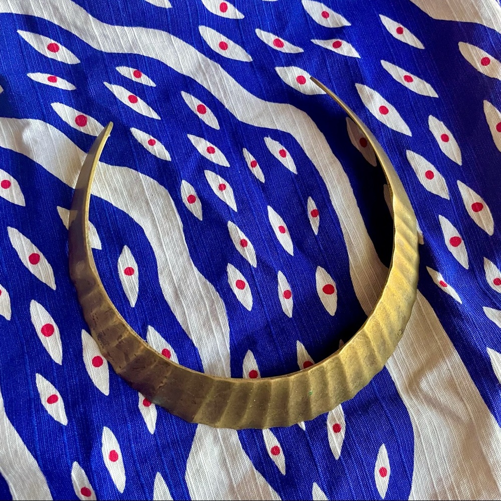 Brass 80’s Collar Choker